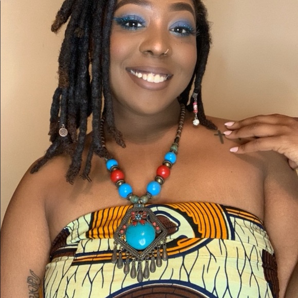 AUTHENTIC CULTURAL/TRIBAL NECKLACE - Picture 2 of 4